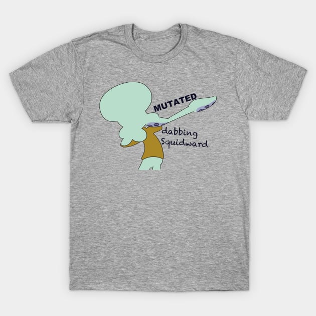 Mutated Dabbing Squidward T-Shirt by BriLovesCookies